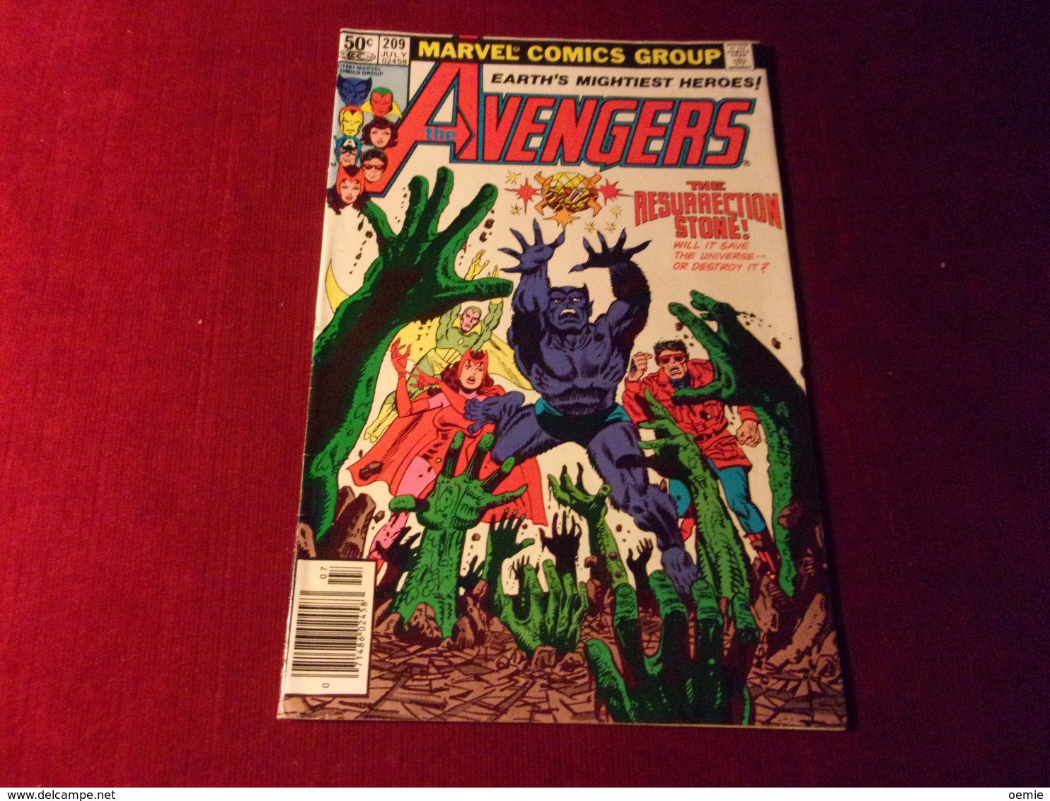 AVENGERS   THE RESURRECTION STONE 209 JULY - Marvel