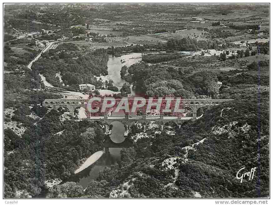 CPM Pont Du Gard (Gard) En Languedoc Vue Aerienne Ensemble Du Pont Romain - Autres & Non Classés