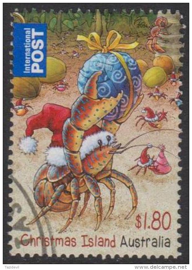 CHRISTMAS ISLAND-USED 2014 $1.80 Christmas, International - Father Christmas Crab - Christmas Island