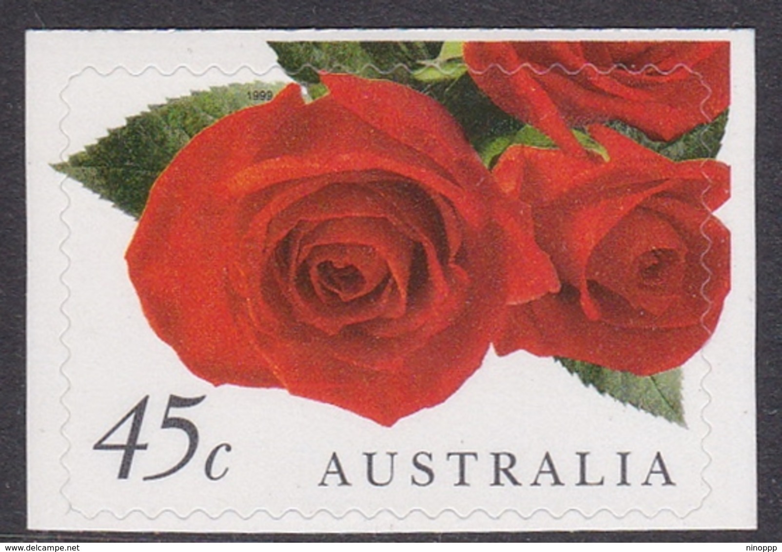 Australia ASC 1719b 1999 Greetings, Rose, Peel And Stick, Mint Never Hinged - Mint Stamps