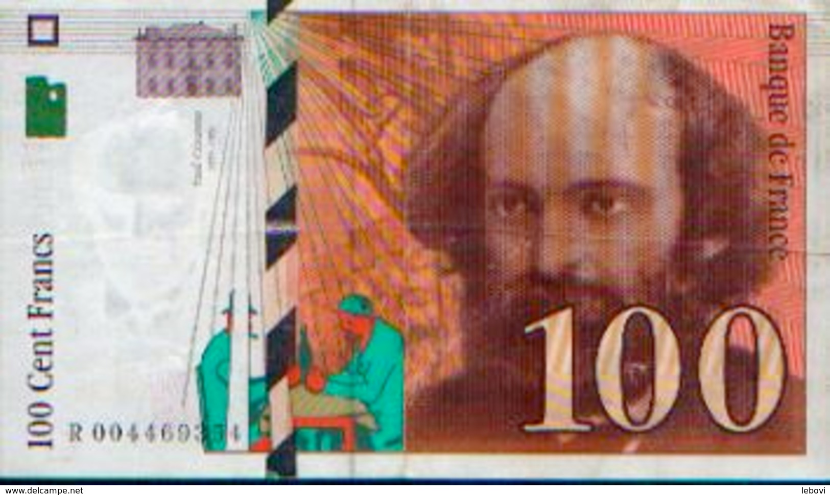 FRANCE – 100 Francs  – 1997 - 100 F 1997-1998 ''Cézanne''