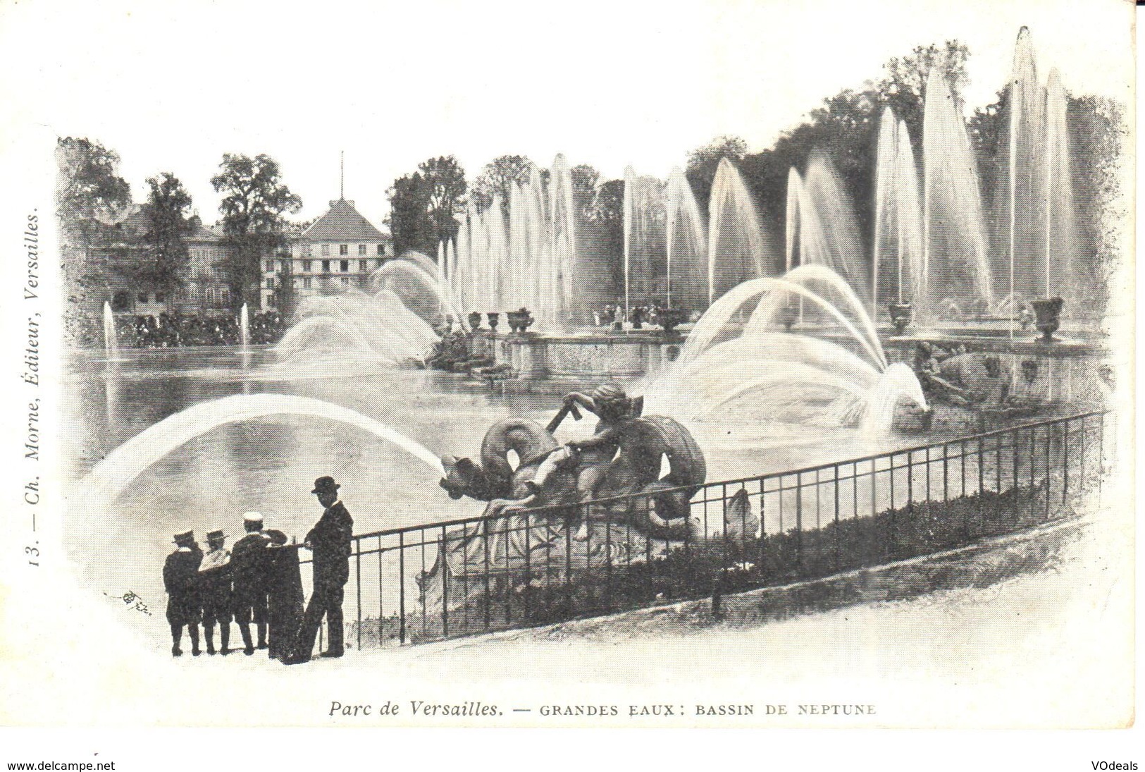 (78) Yvelines - Versailles - CPA - Parc De Versailles - Grandes Eaux: Bassin De Neptune - Versailles (Château)