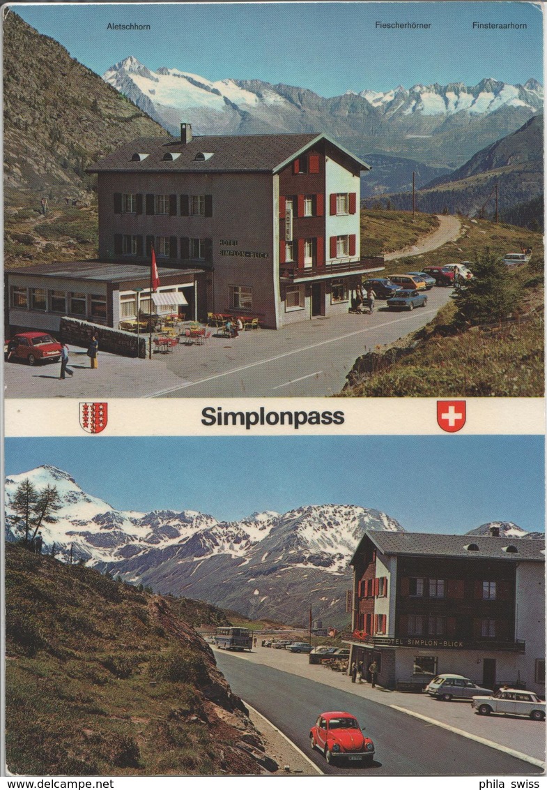 Simplonpass - Hotel Simplonblick, Oldtimer, VW Käfer - Photo: Klopfenstein - Autres & Non Classés