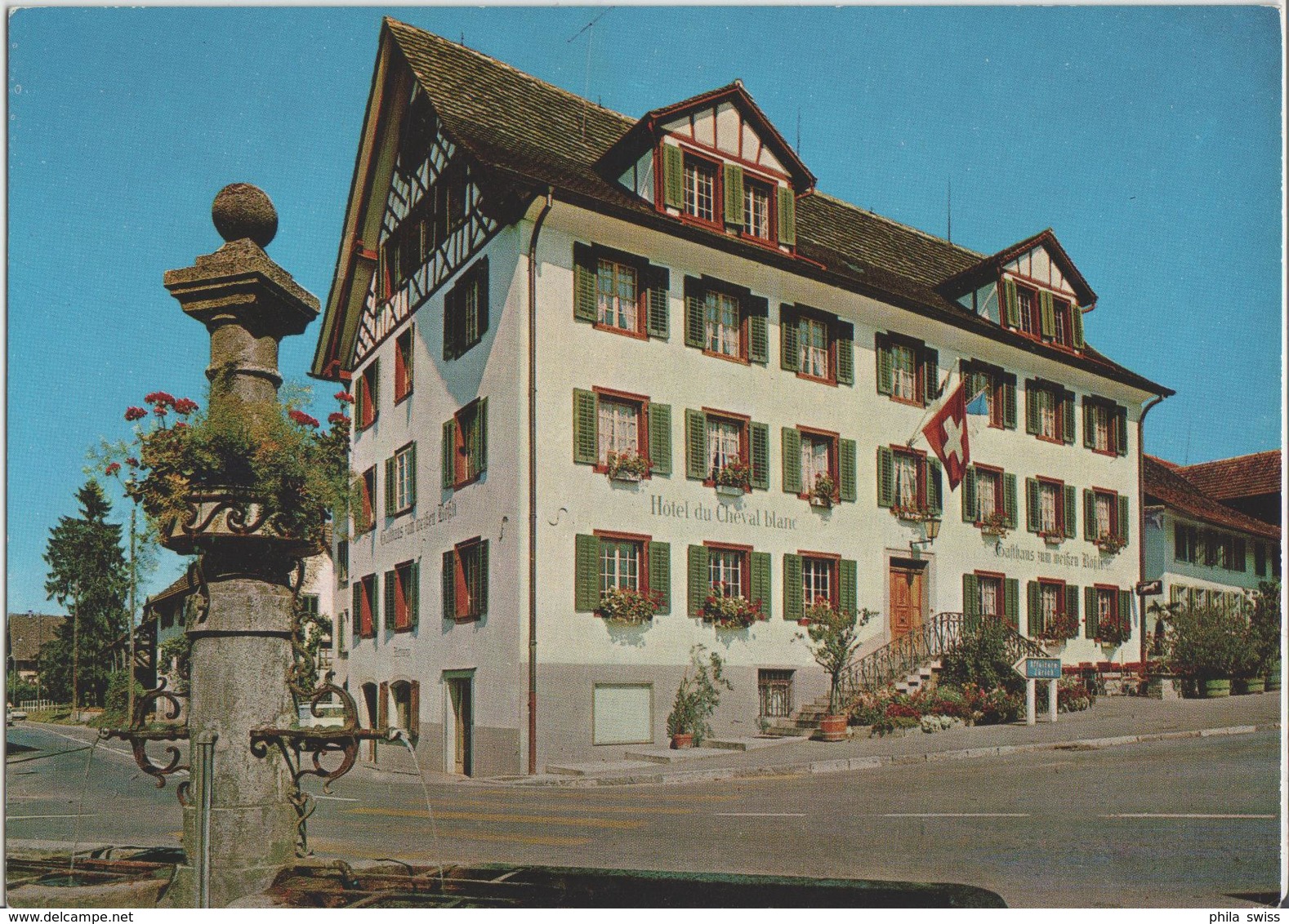 Gasthaus Zum Weissen Rössli 8932 Mettmenstetten - Fam. A. Wettstein-Boesch - Photo: Goetz - Mettmenstetten