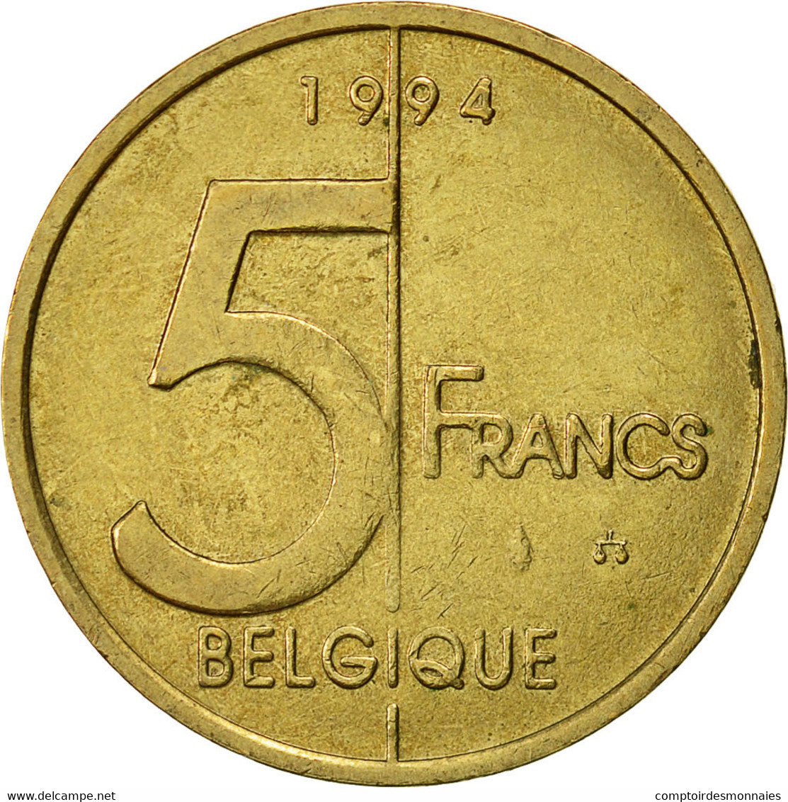 Monnaie, Belgique, Albert II, 5 Francs, 5 Frank, 1994, Bruxelles, TTB - 5 Frank