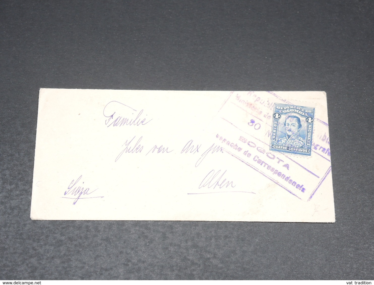 COLOMBIE - Enveloppe De Bogota Pour La Suisse - L 20493 - Colombie