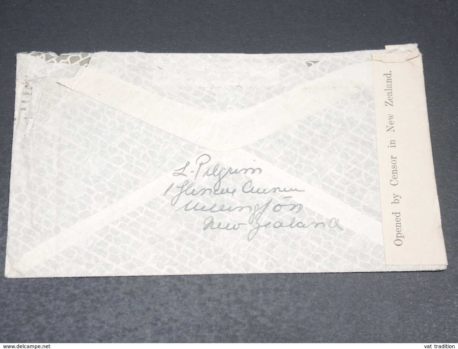 NOUVELLE ZÉLANDE - Enveloppe De  Wellington Pour Santa Barbara En 1942 Avec Contrôle Postal - L 20496 - Lettres & Documents