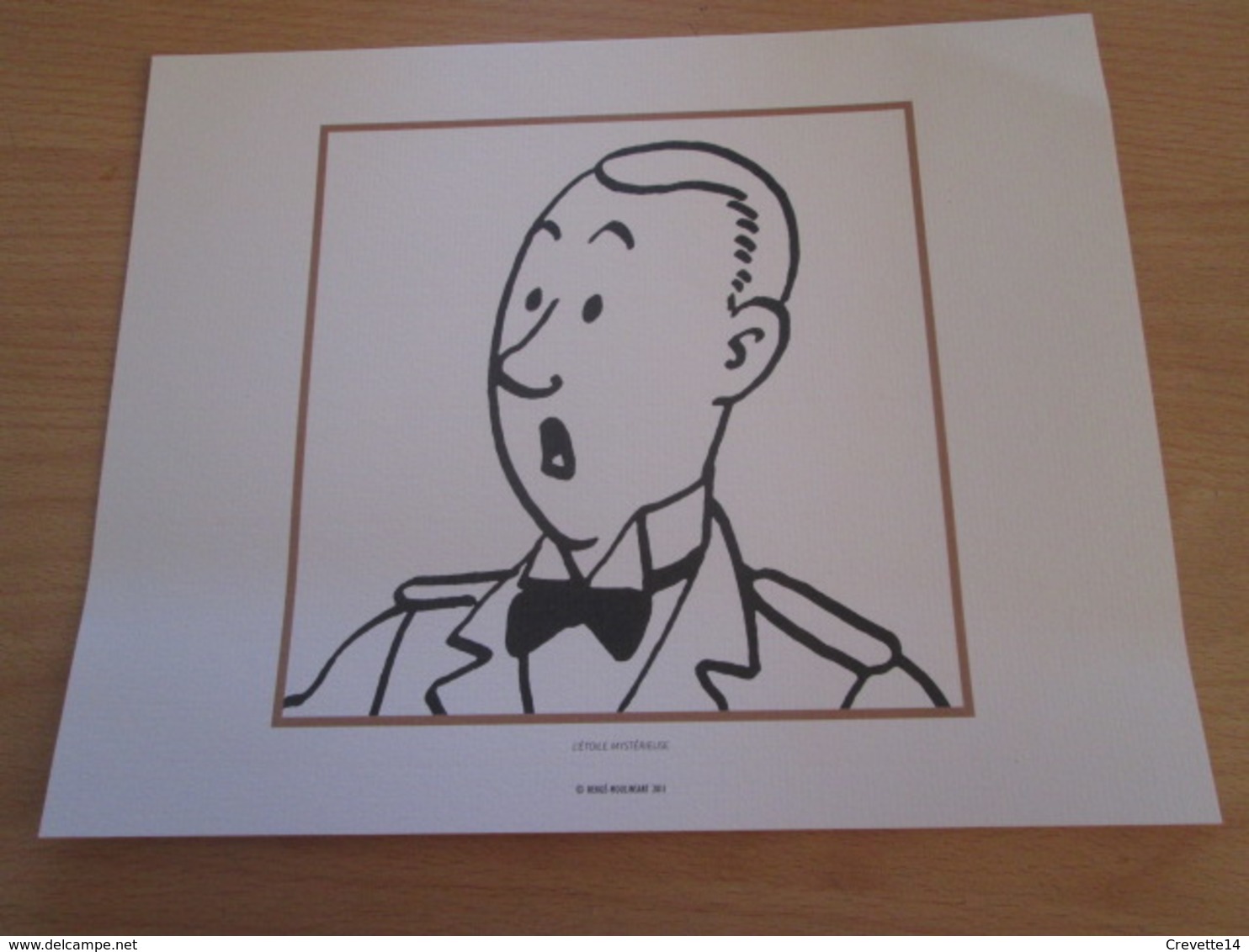 TIRE A PART 2010 DE TINTIN HERGE Par Les EDITIONS MOULINSART Sur Papier épais 24cm X 19.3 Env . TTB état - Serigraphies & Lithographies