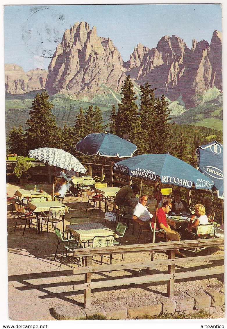 Stazione Funivia Alpe Di Siusi ~ Montagna ~ Alpi ~ Dolomiti ~ Recoaro ~ Edizione Foto Ghedina Cortina - Altri & Non Classificati