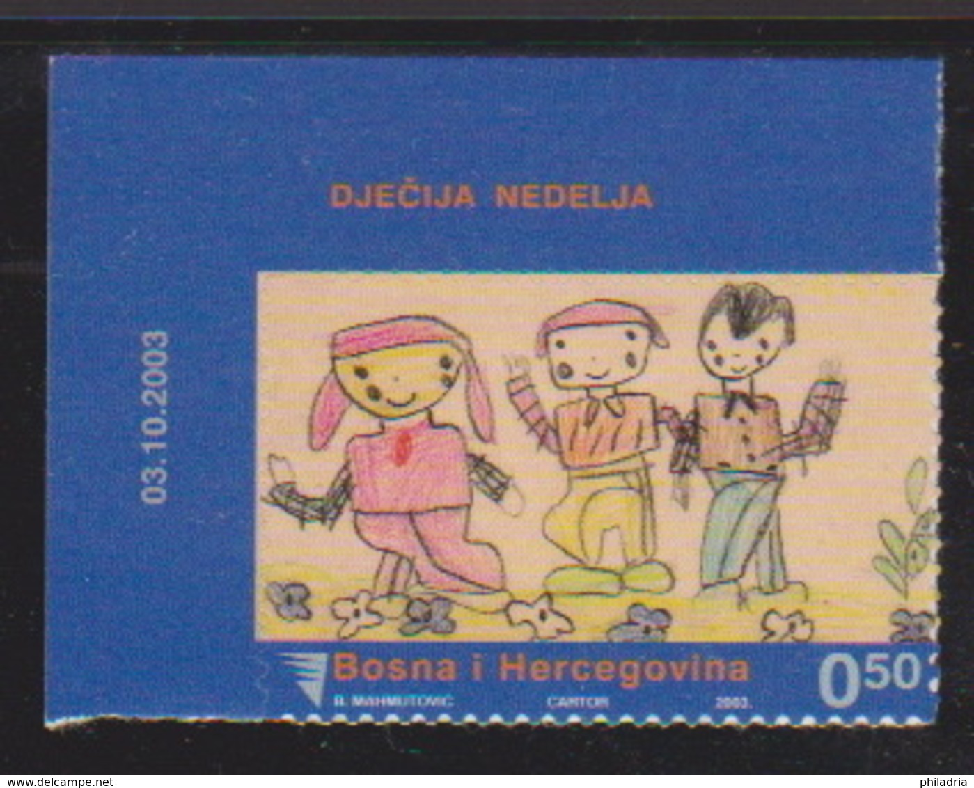 Bosnia, Children Week 2003, Self Adhesive Stamp, MNH - Bosnia And Herzegovina