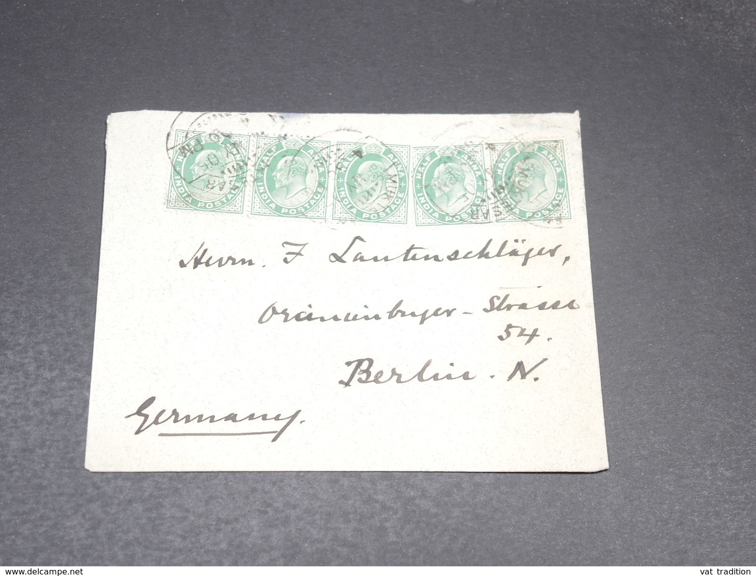 INDE - Enveloppe De Muktesar En 1905 Pour L 'Allemagne - L 20562 - 1902-11 King Edward VII