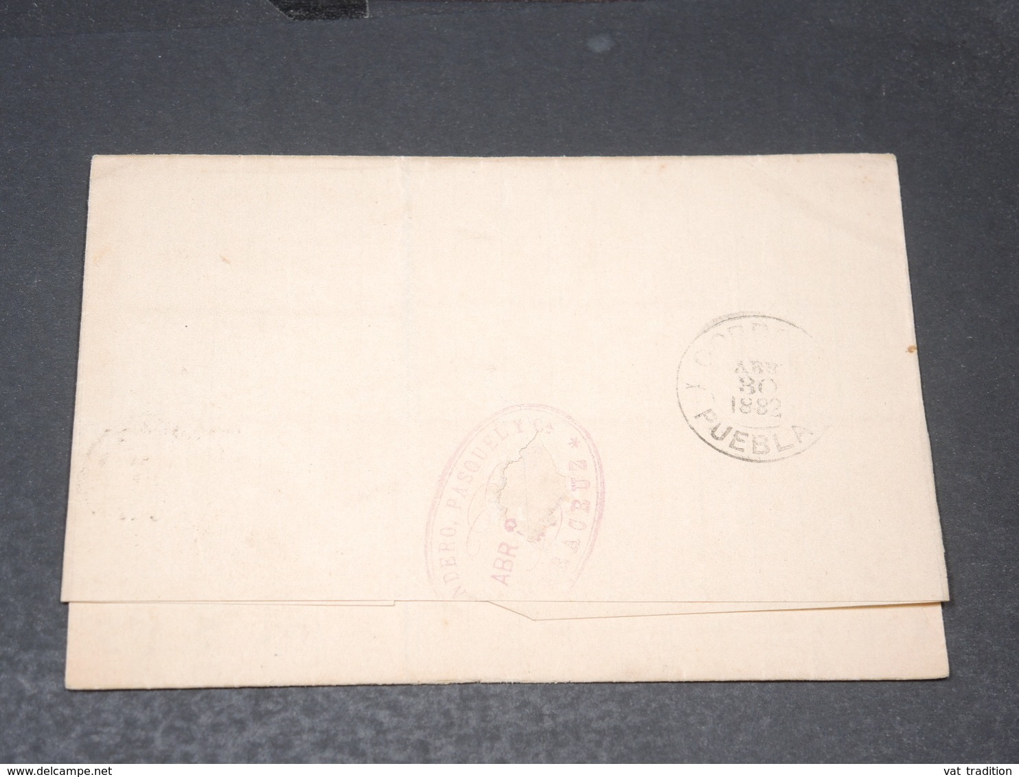 BRÉSIL - Lettre De Veracruz Pour Puebla En 1882 - L 20583 - Storia Postale