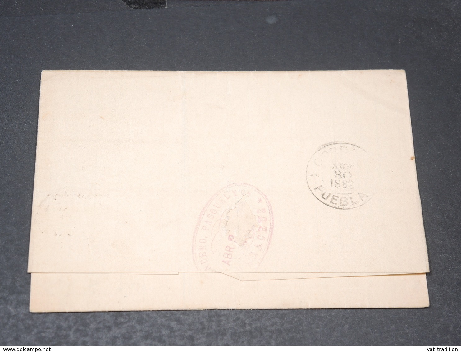 BRÉSIL - Lettre De Veracruz Pour Puebla En 1882 - L 20583 - Lettres & Documents