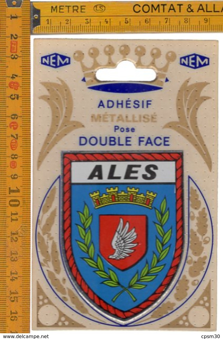 ALES - Adhésif Métallisé Pose Double Face - Déposé NEM 37 Tours - Alès