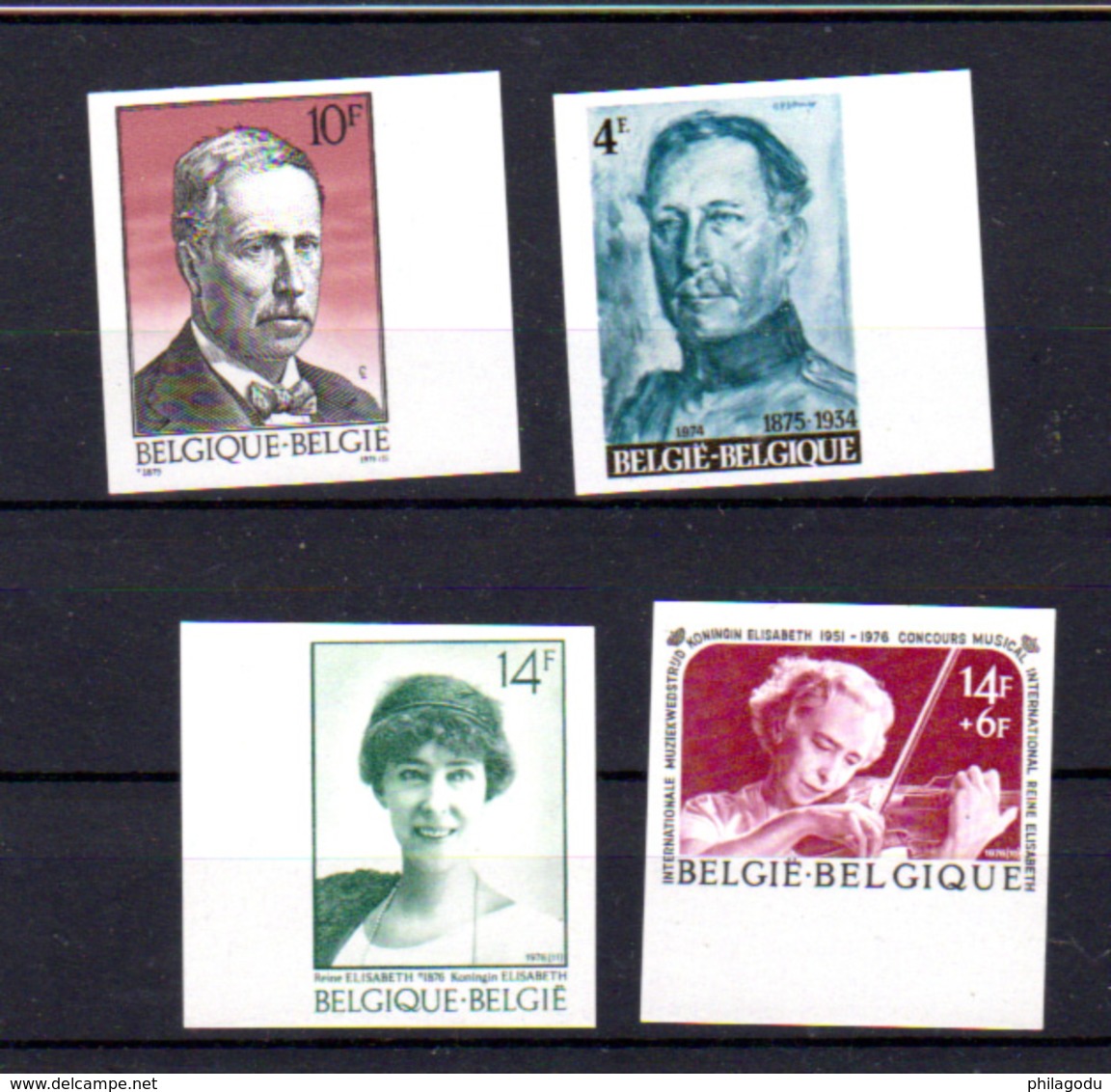 1974-76   Belgique,  Rois Et Reines De  Belgique, 1704– 1758 – 1804 -1808**  N D (tirage 1000 Ex), - Other & Unclassified