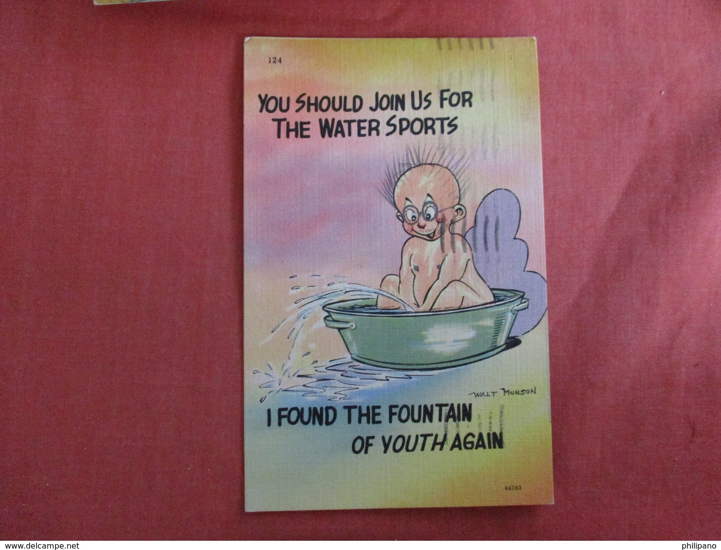 Humor--signed Munson-- Fountain Of Youth   Ref 3012 - Humour