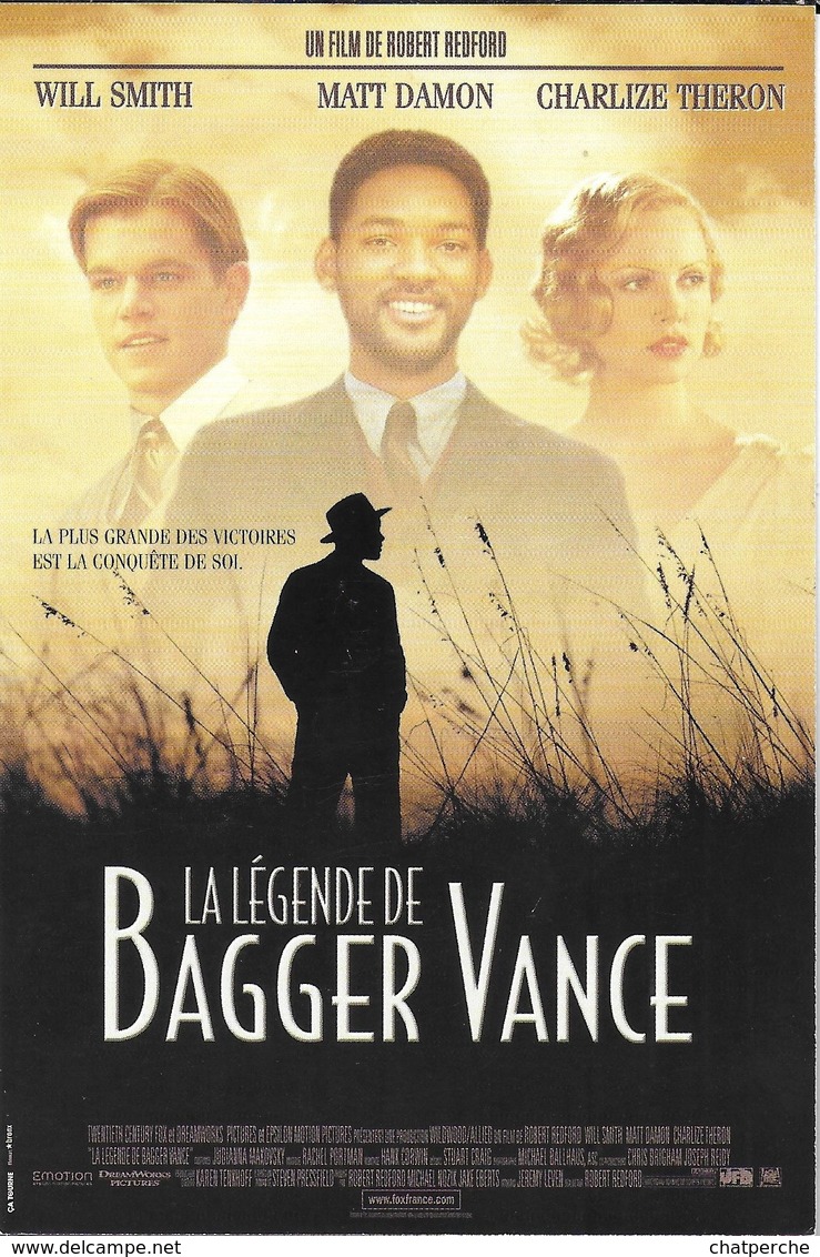 SPECTACLE CINÉMA FILM  LA LÉGENDE DE BAGGER VANCE DAMON  EDIT. KAMELEON - Affiches Sur Carte