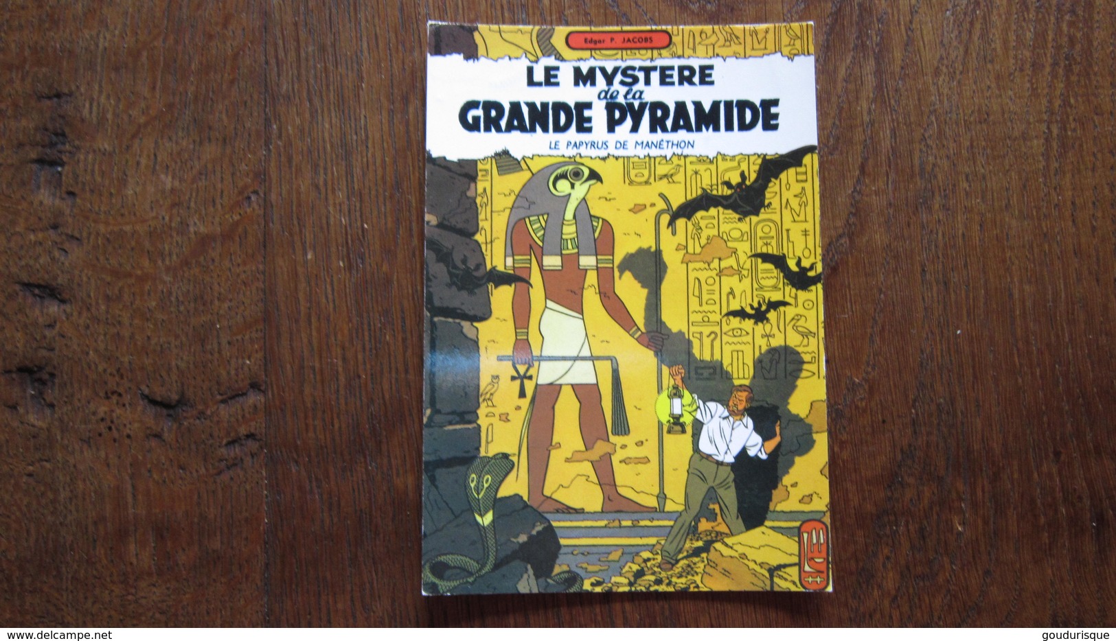 CARTE POSTALE  BLAKE ET MORTIMER LE MYSTERE DE LA PYRAMIDE LE PAPYRUS DE MANETHON   JACOBS - Blake Et Mortimer