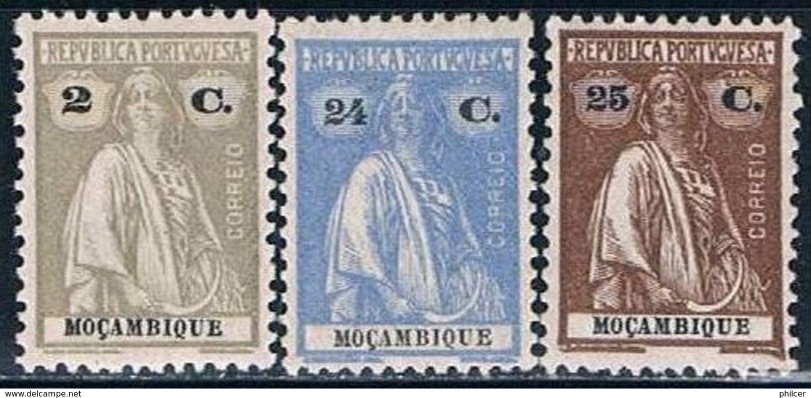 Moçambique, 1925, # 251/3, MH - Mozambique