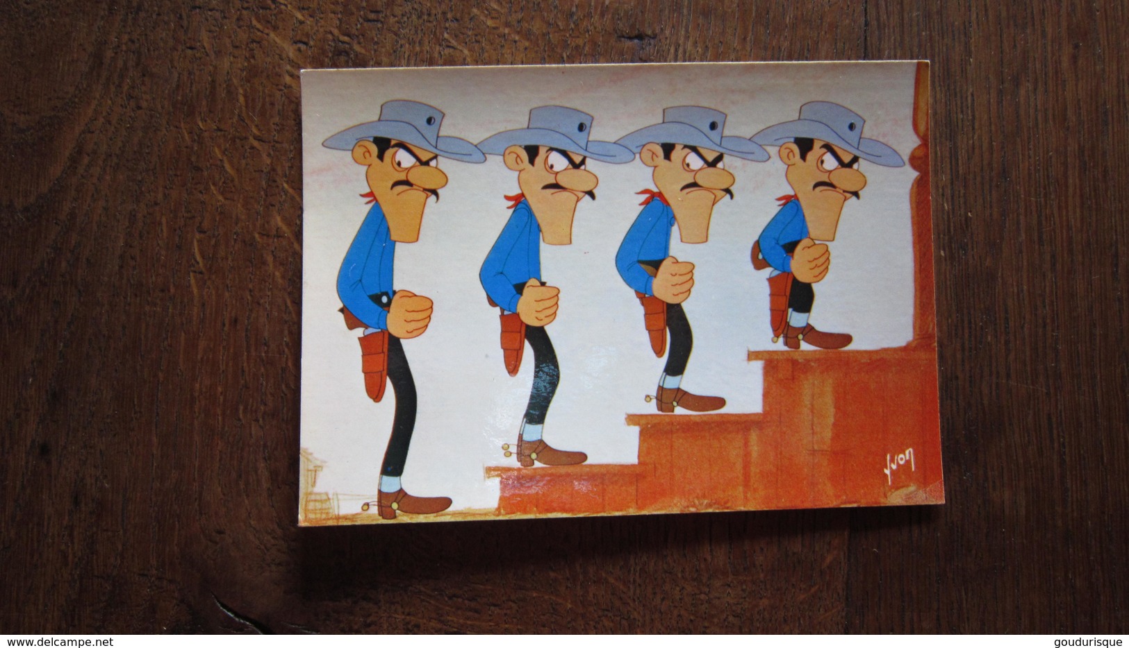 CARTE POSTALE LUCKY LUKE ET SES COMPAGNONS  LES DALTONS - Lucky Luke