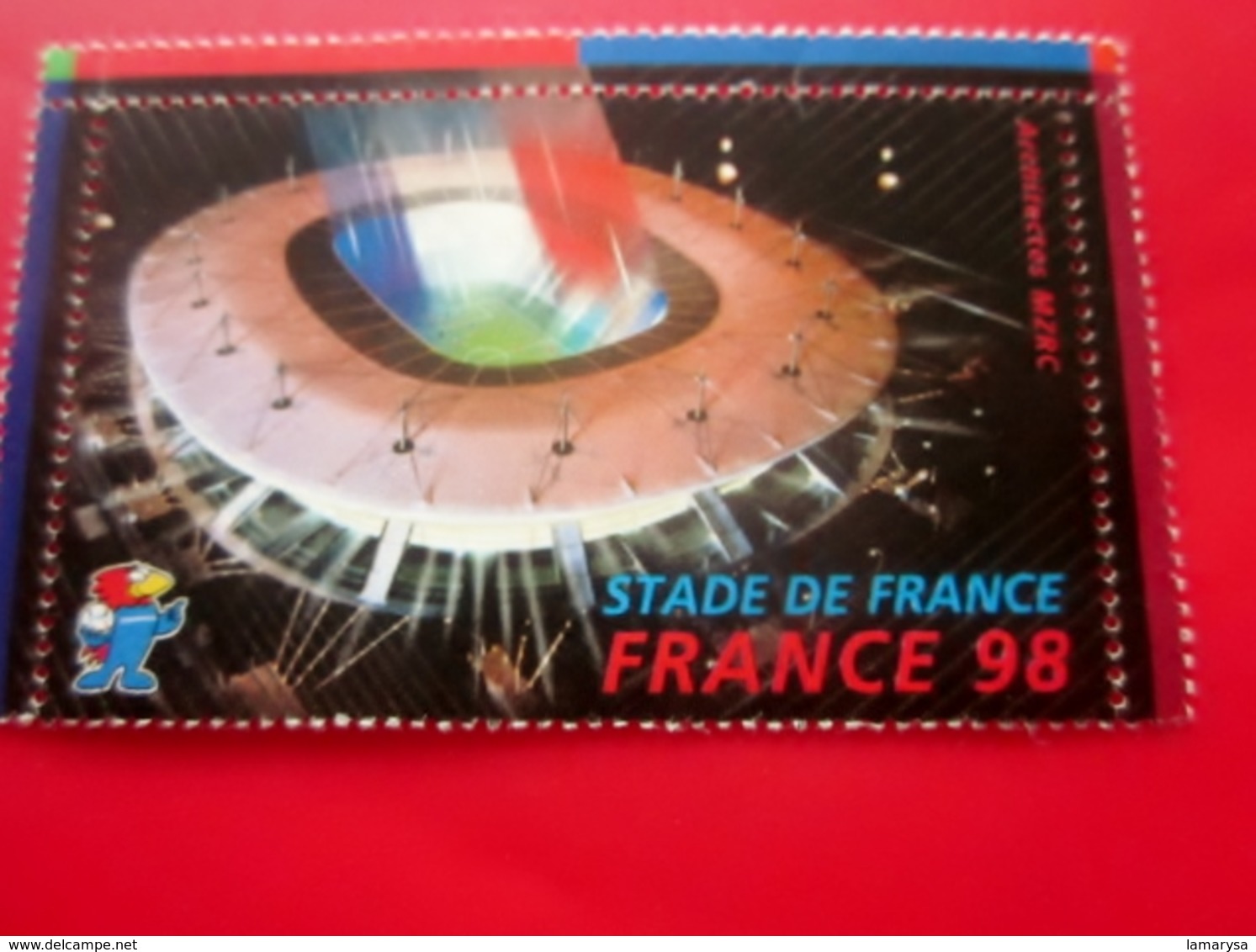 1998 Timbre Neuf ** MNH Vignette Du Stade De France De Football  France Champion Du Monde Erinnophilie Sport Futball - Deportes