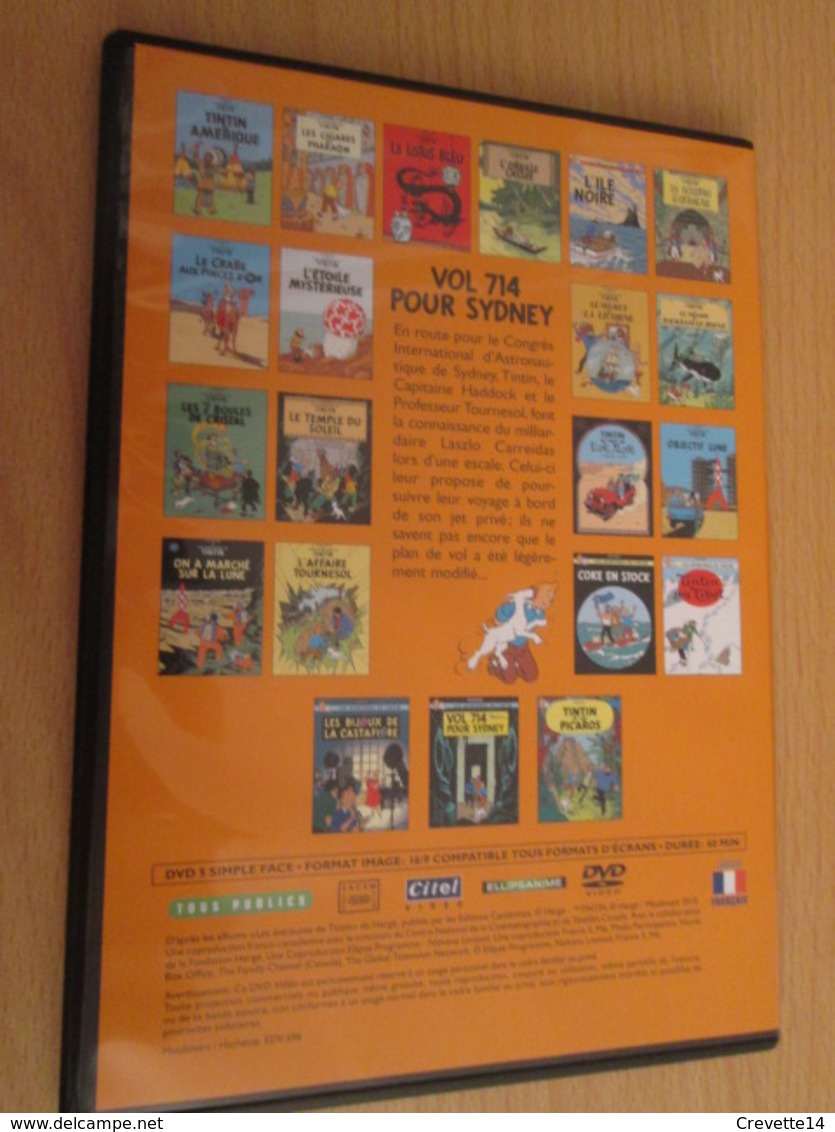 TIN718 DVD Neuf (jamais Utilisé) TINTIN HERGE VOL 714 POUR SIDNEY ET LULU , DESSIN ANIME DE 2010 - Hergé