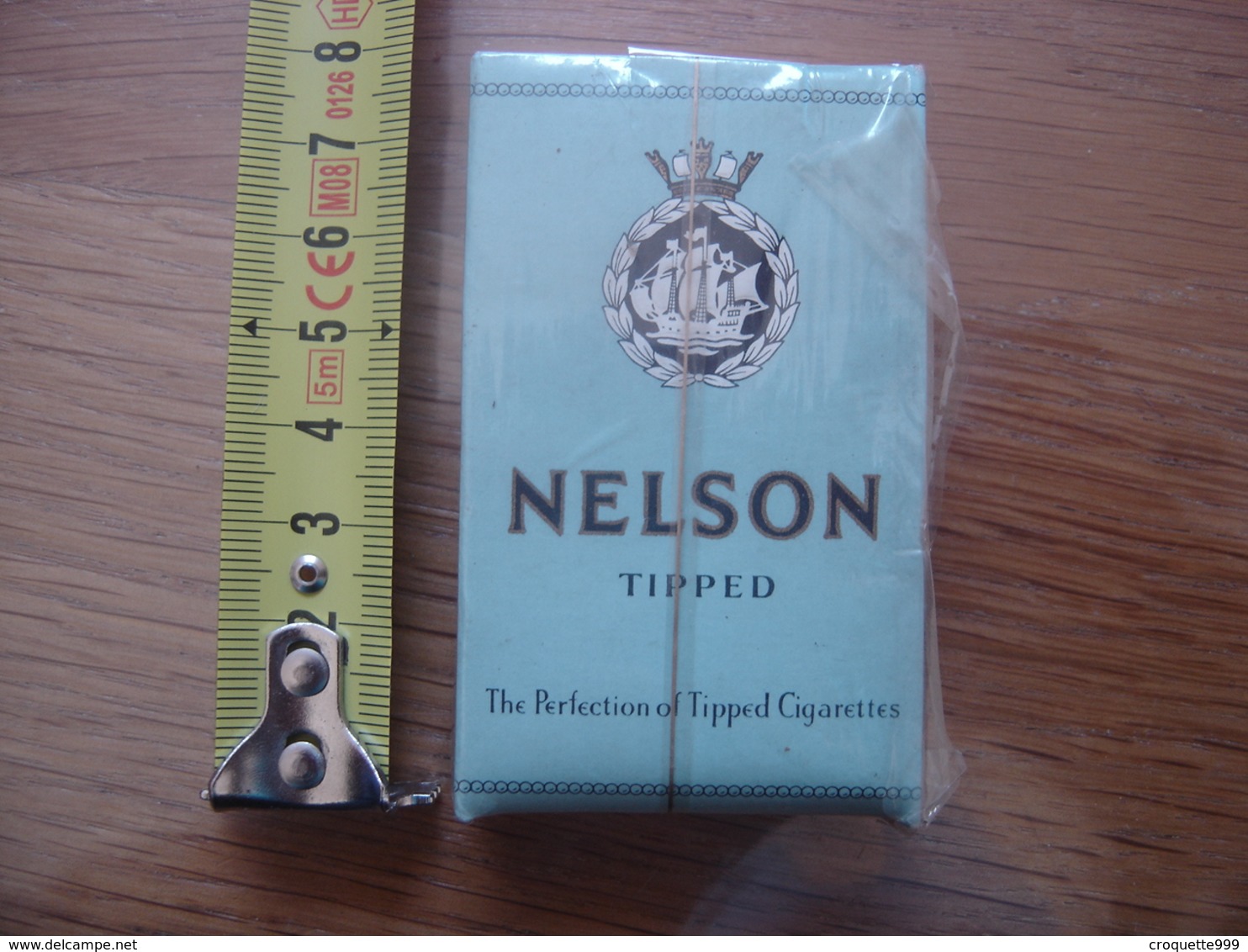 Ancien Paquet De Cigarettes Plein NELSON Tipped Manchester Tabacco Collection - Autres & Non Classés