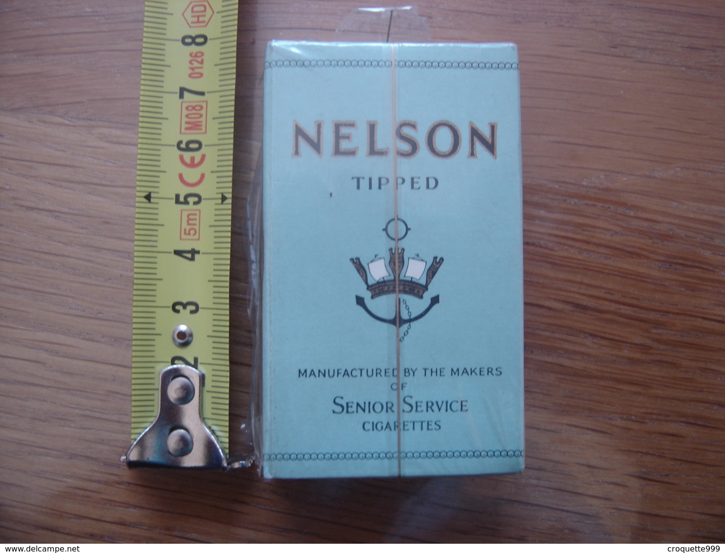 Ancien Paquet De Cigarettes Plein NELSON Tipped Manchester Tabacco Collection - Autres & Non Classés