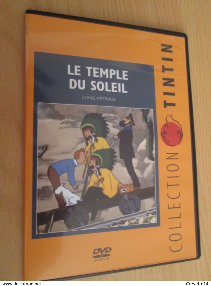 TIN718 DVD Neuf (jamais Utilisé) TINTIN HERGE LE TEMPLE DU SOLEIL LONG METRAGE ANNEES 70 - Hergé