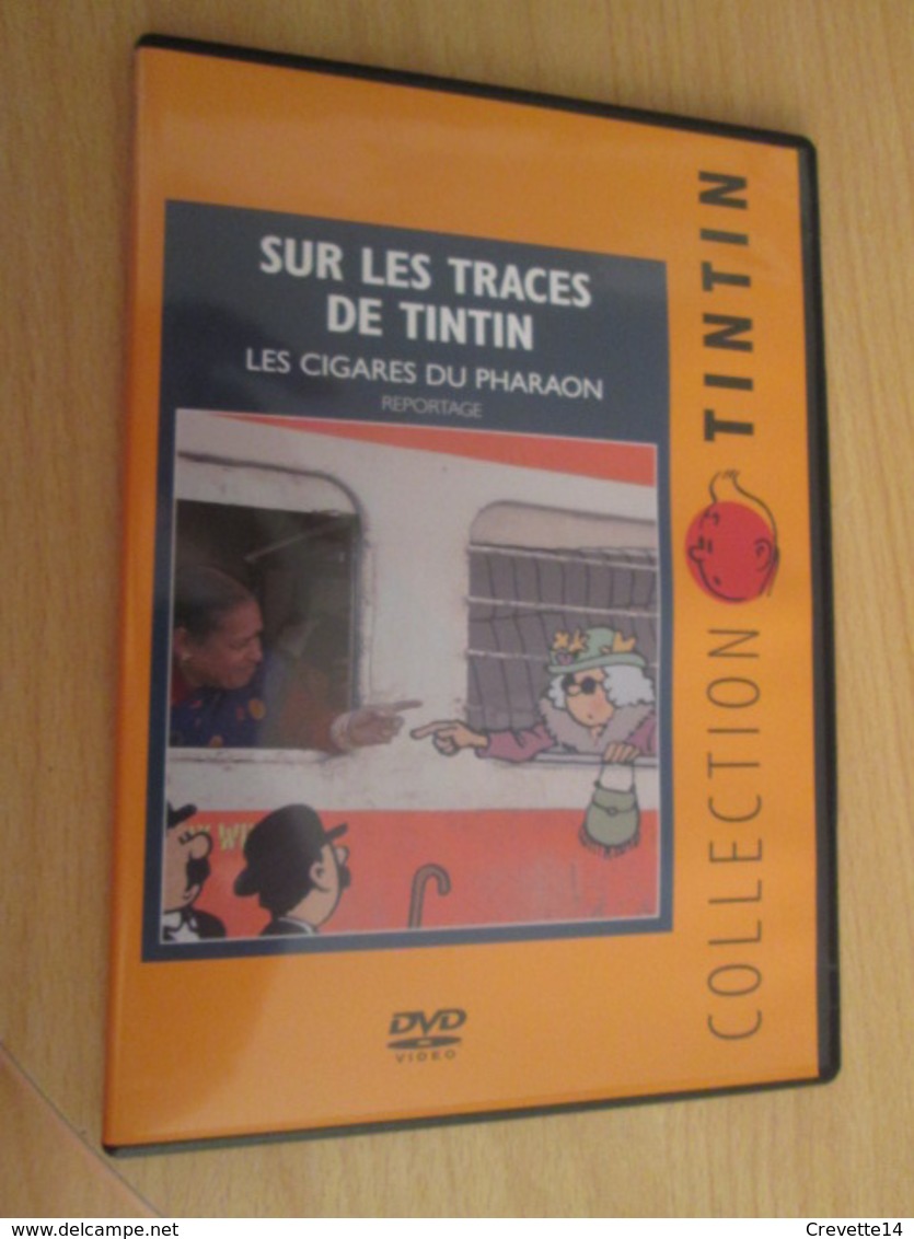 TIN718 DVD Neuf (jamais Utilisé) REPORTAGE SUR LES TRACES DE TINTIN : LES CIGARES DU PHARAON - Hergé