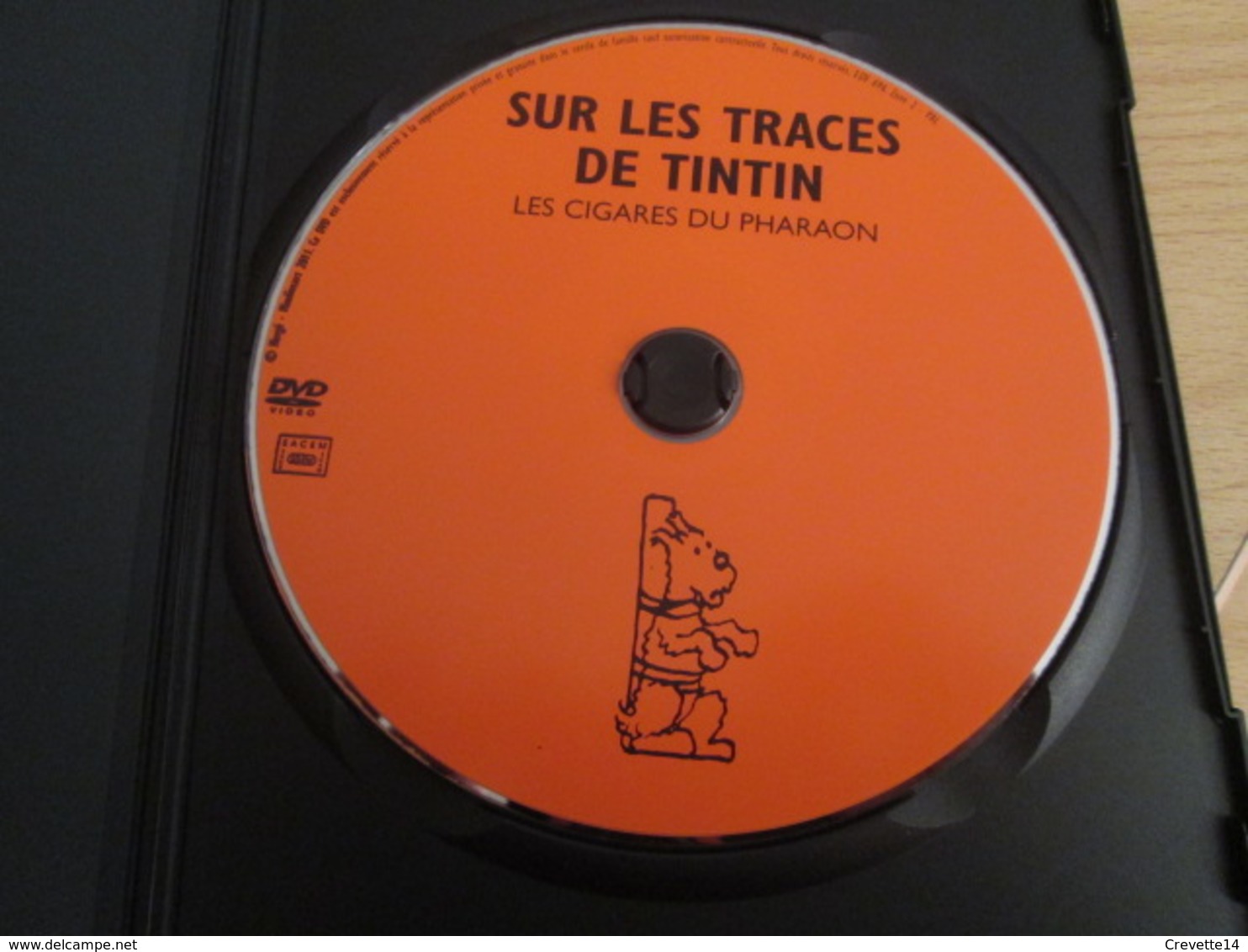 TIN718 DVD Neuf (jamais Utilisé) REPORTAGE SUR LES TRACES DE TINTIN : LES CIGARES DU PHARAON - Hergé