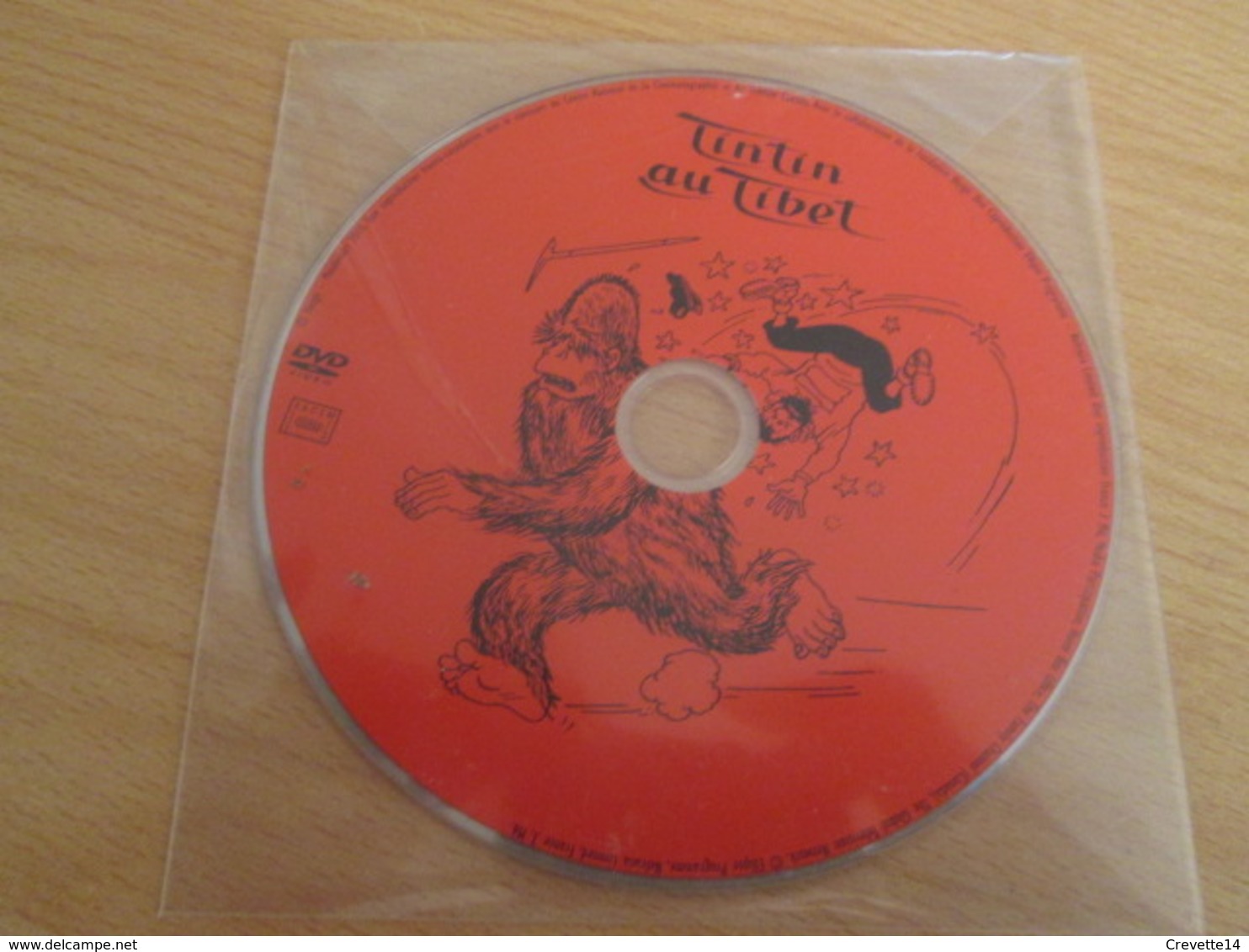 TIN718 DVD Neuf (jamais Utilisé) DVD Rectificatif , La 1e Edition Présentant Un "bug" : TINTIN AU TIBET - Hergé