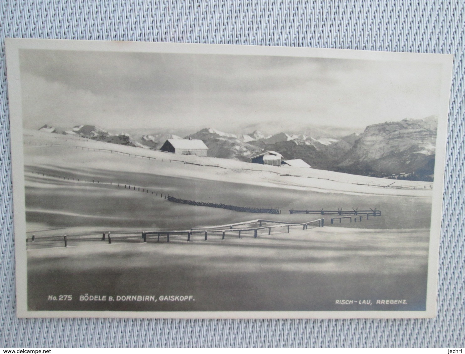 Carte Photo Bodele B Dornbirn . Gaiskopf - Gais