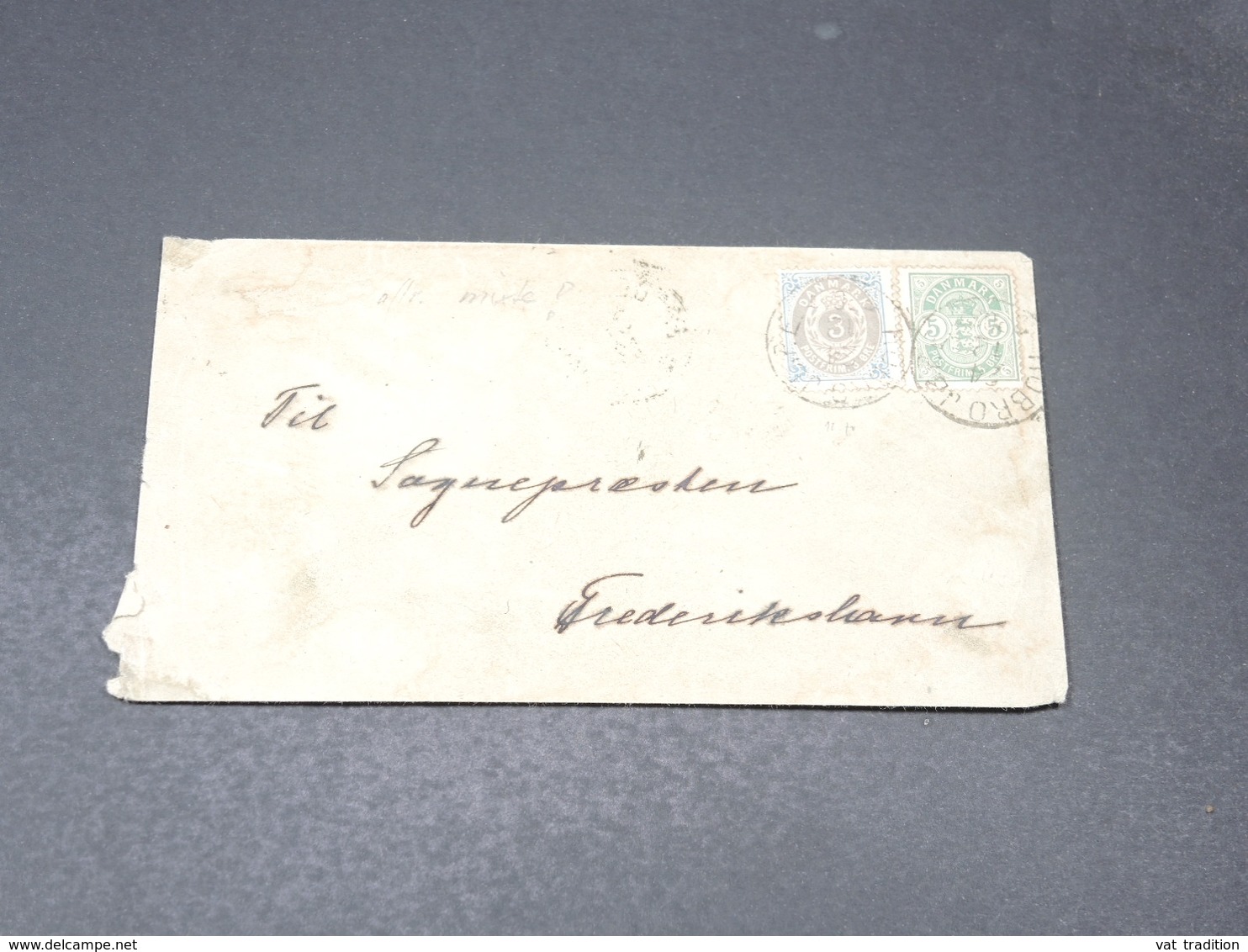 DANEMARK - Enveloppe Pour Frederiksham , Affranchissement Plaisant - L 20669 - Briefe U. Dokumente