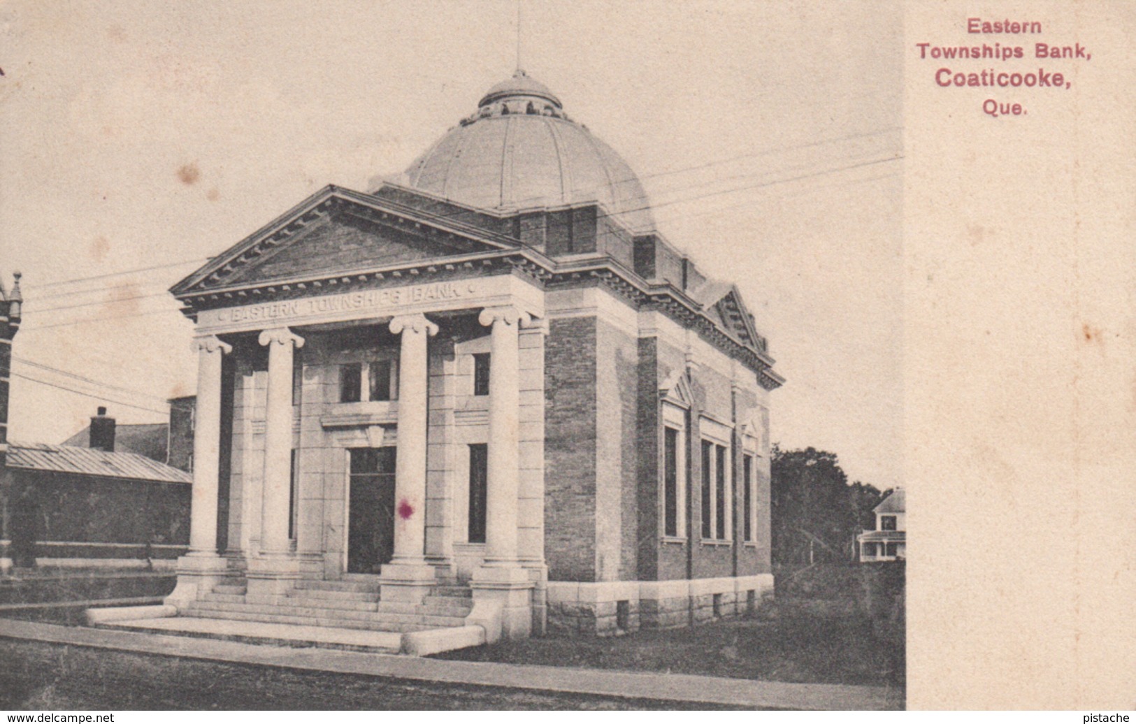 Coaticook Coaticooke Québec - Eastern Townships Bank - Banque - Estrie - 2 Scans - Other & Unclassified