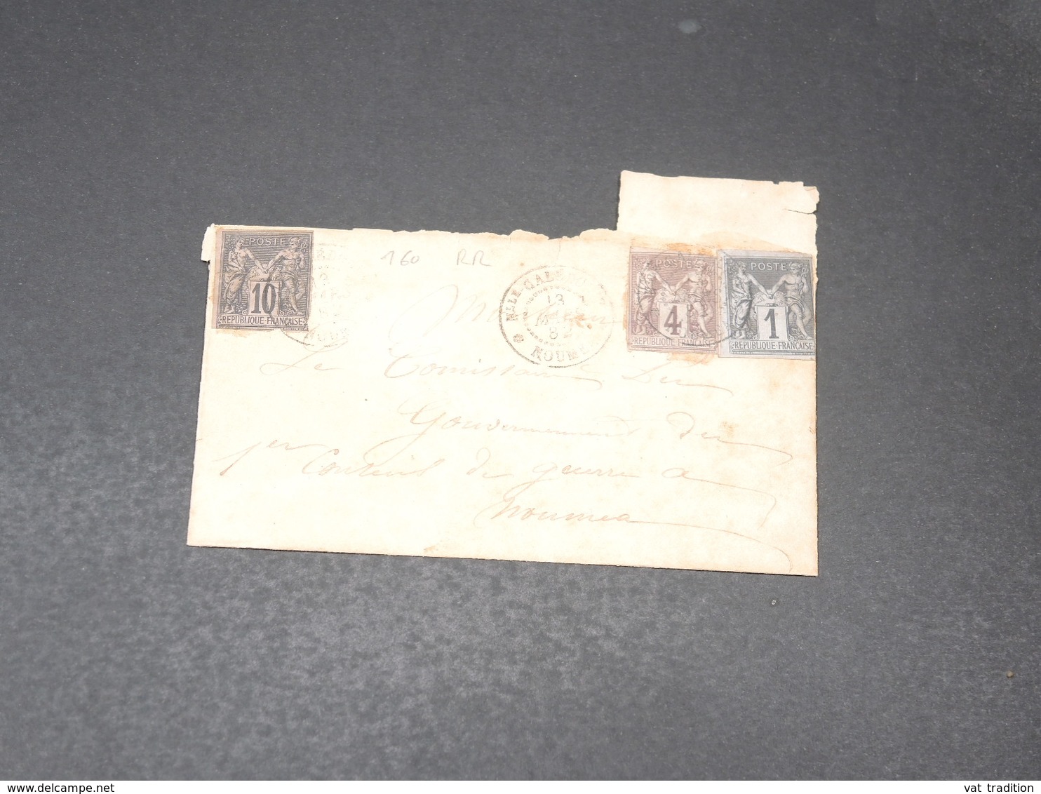NOUVELLE CALÉDONIE - Document De Nouméa En 1882 Pour Le Gouvernement De Nouméa - L 20674 - Briefe U. Dokumente
