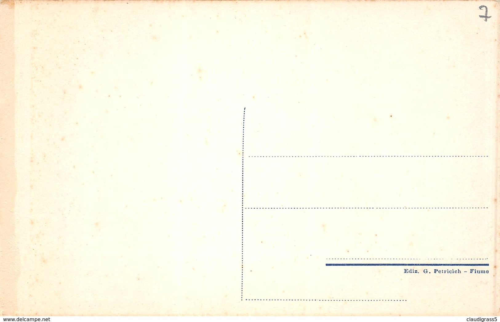 0063 " FIUME - PORTO  - CART. ORIG. NON  SPED. - Croazia