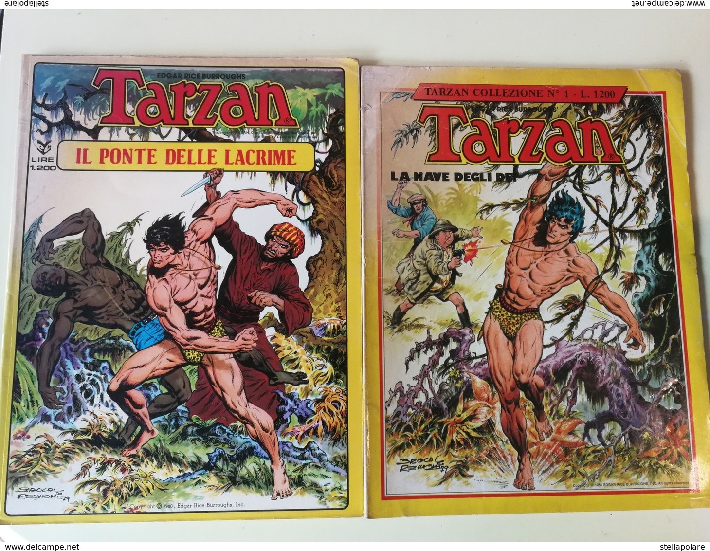 LOTTO 2 TARZAN GIGANTE COLLEZIONE - 1980 1981 - A COLORI - Classici 1930/50