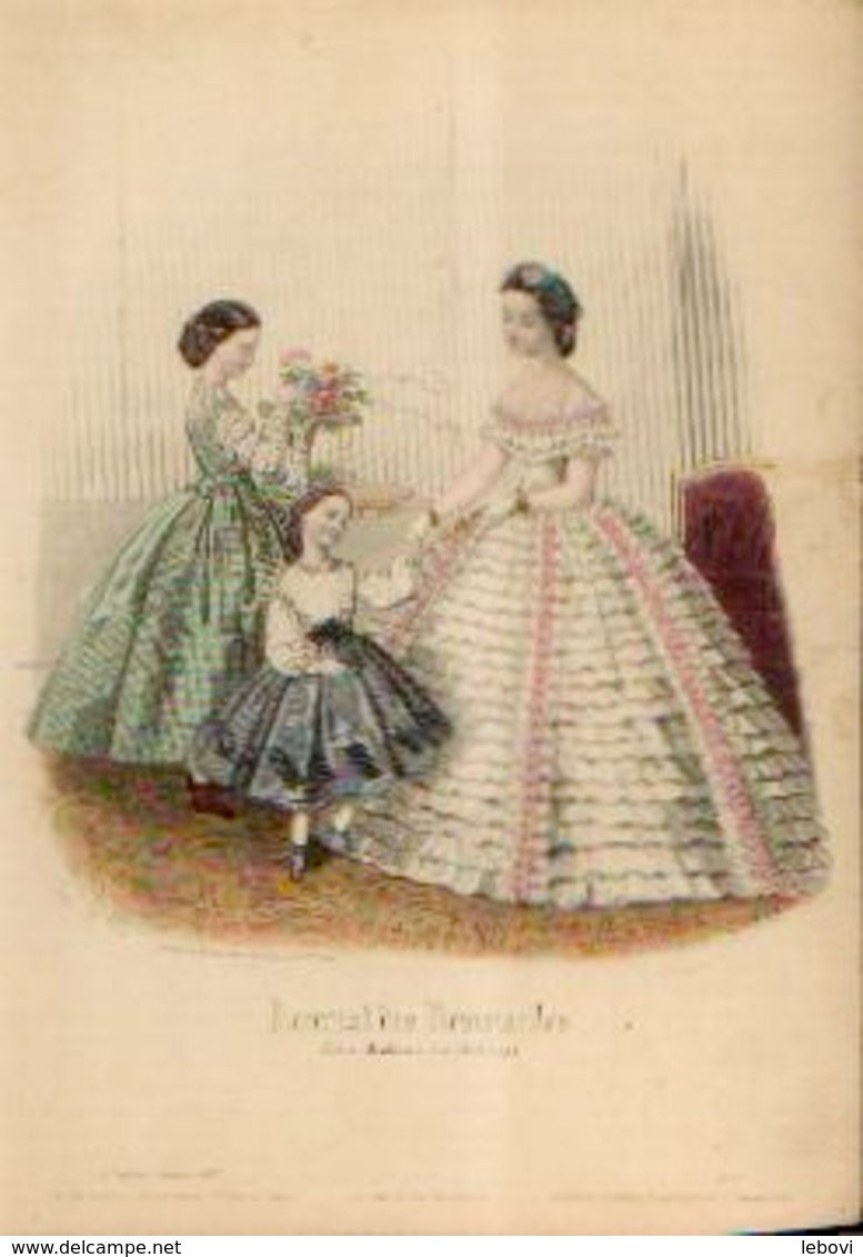 Lot De 30 Gravures De Mode (circa 1865/66) - Avant 1900