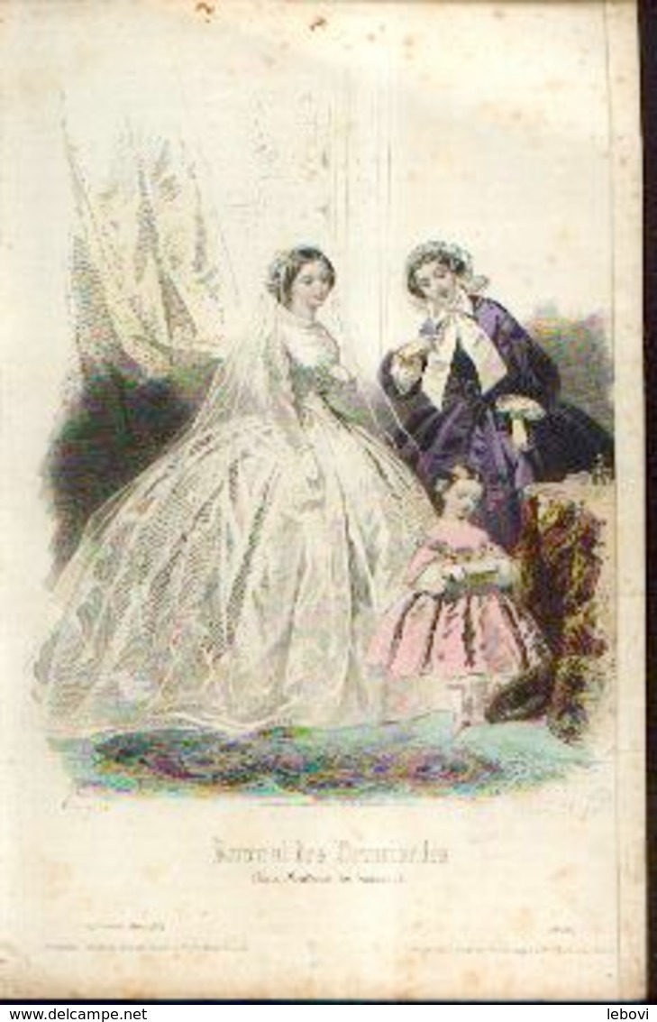 Lot de 30 gravures de mode (circa 1865/66)