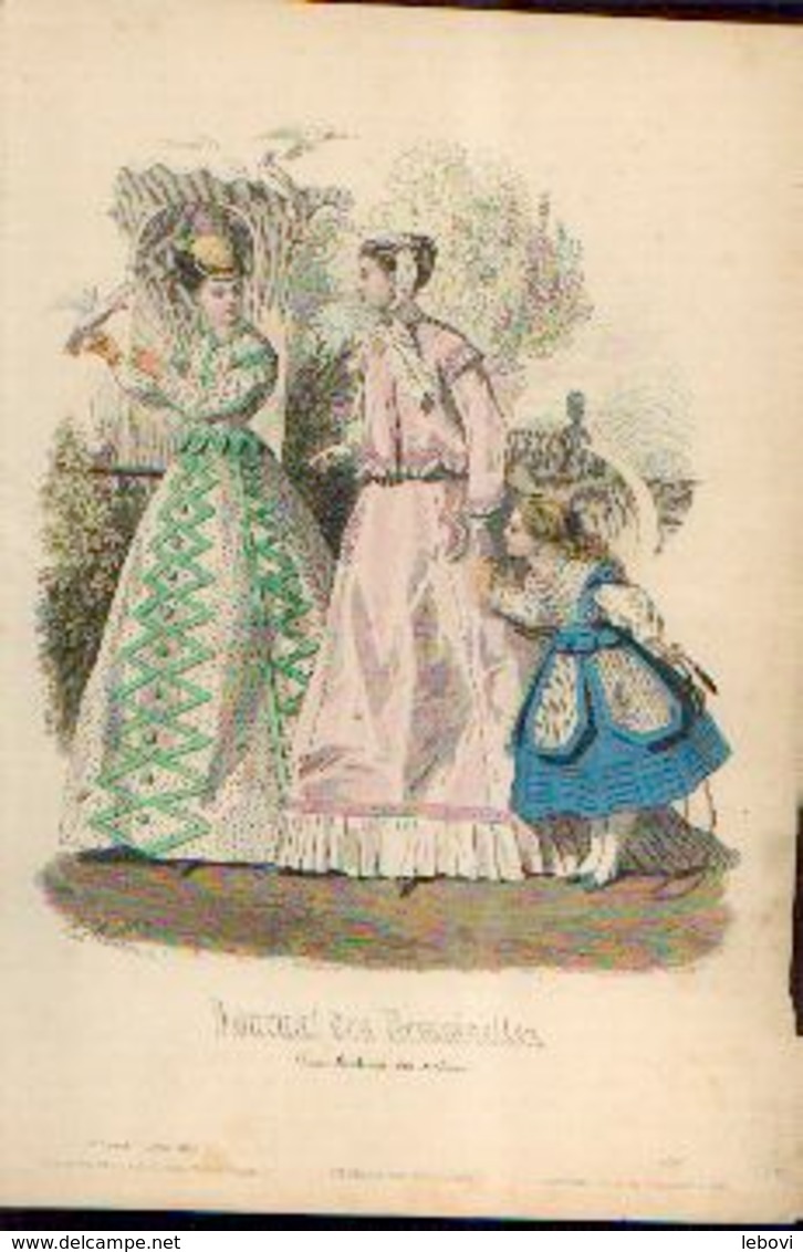 Lot de 30 gravures de mode (circa 1865/66)