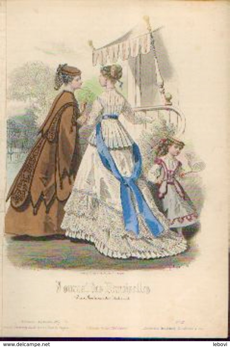 Lot de 30 gravures de mode (circa 1865/66)