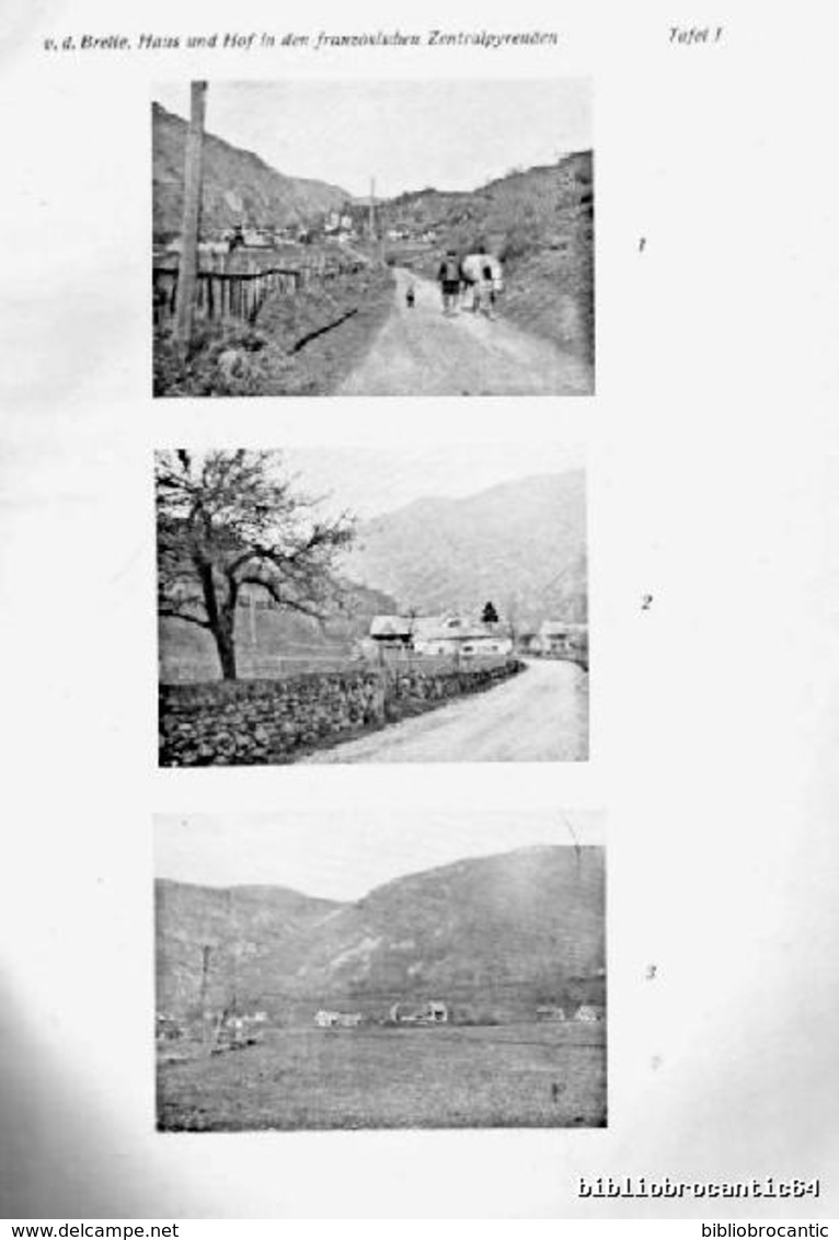 HAUS UND HOF in den französischen Zentralpyreneäen par vorgelegt von HANS-JOACHIM.(MAISONS ET FERMES DANS LES PYRENEES)