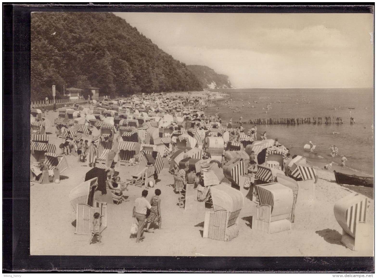 Sellin Auf Rügen - S/w Am Strand - Sellin