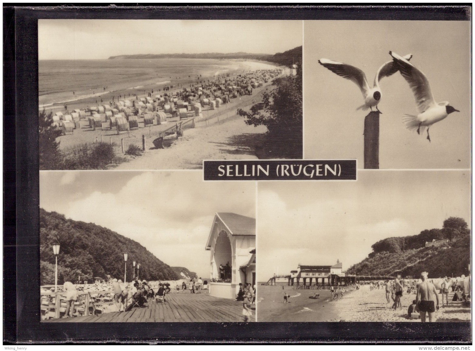 Sellin Auf Rügen - S/w Seebrücke 2 - Sellin
