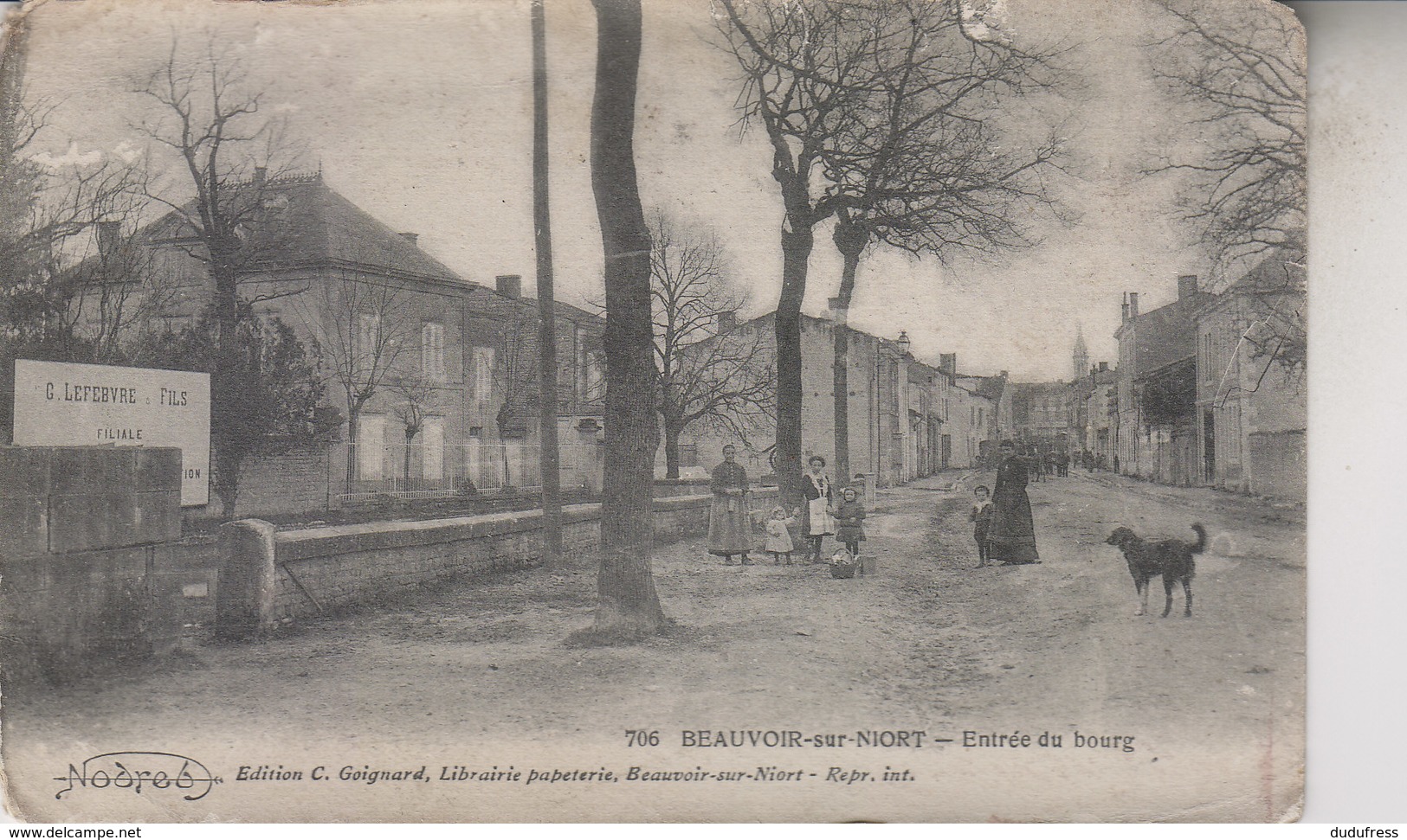 BEAUVOIR SUR NIORT    ENTREE DU BOURG - Beauvoir Sur Niort