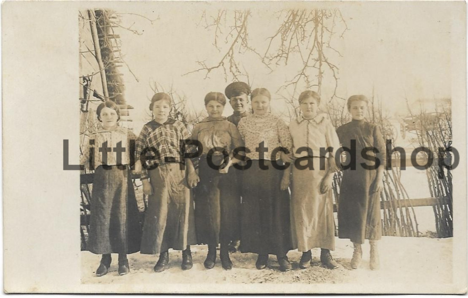 Foto Russische Backfische Mädchen Junge Frauen Panje Bei Baranowitschi Weissrussland Russland Ca. 1916 - Guerre 1914-18