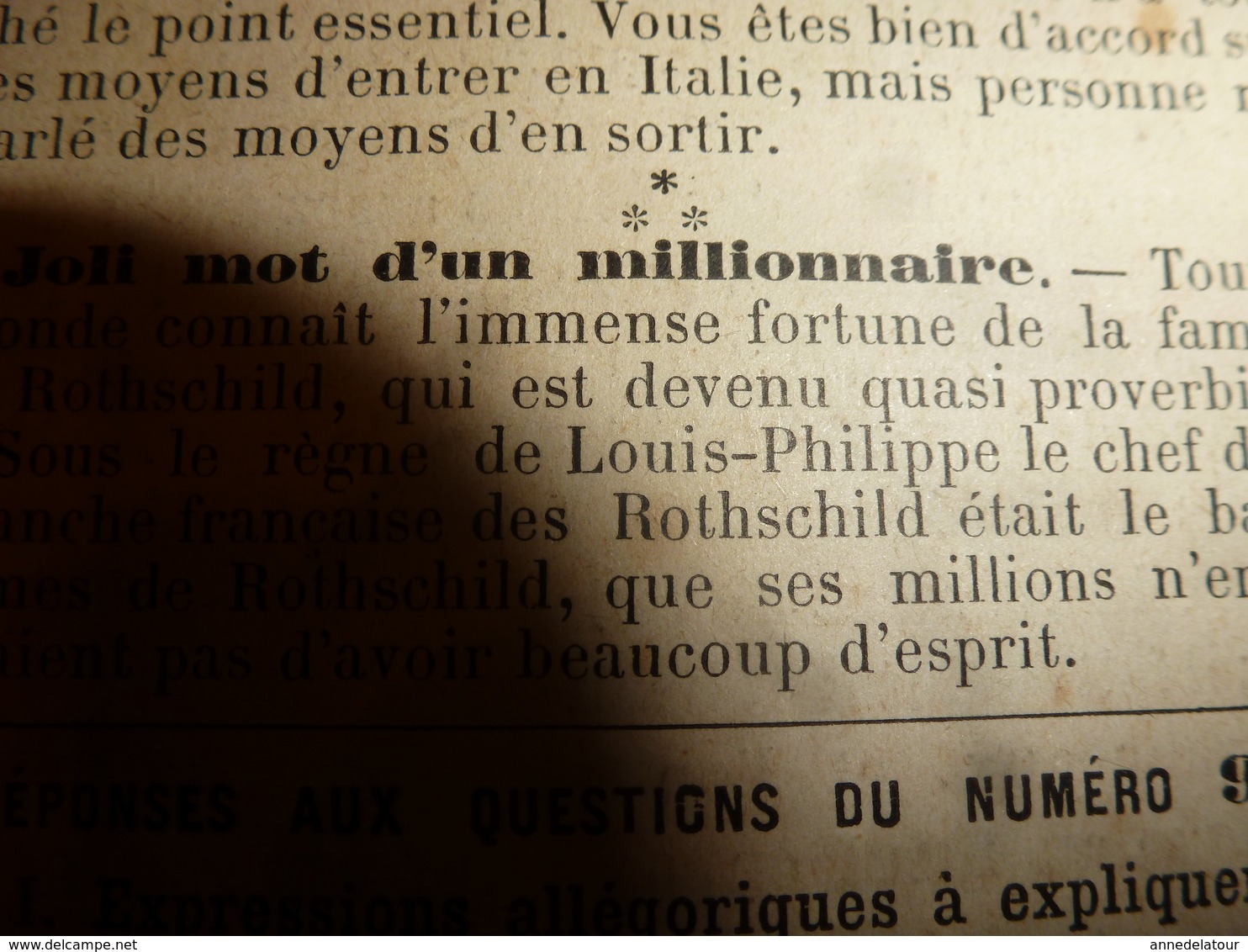 1890 Le Petit Français illustré ---->LONDON-BRIDGE; L'aigle-pêcheur; La famille  milliardaire Rothschild; etc