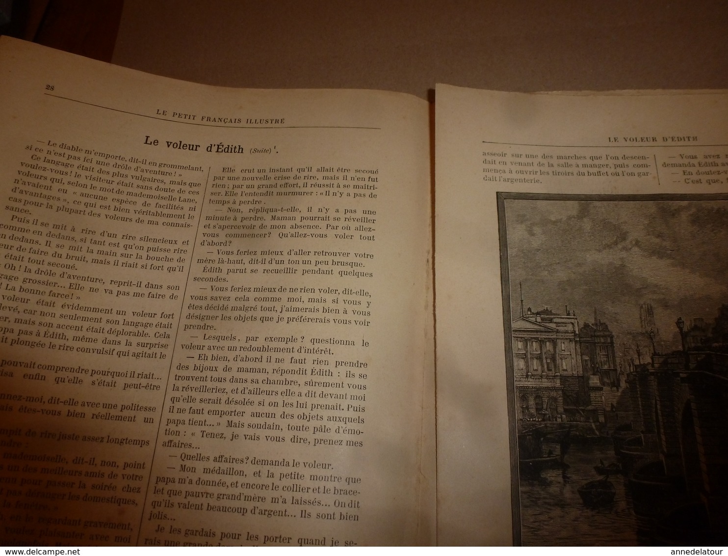 1890 Le Petit Français illustré ---->LONDON-BRIDGE; L'aigle-pêcheur; La famille  milliardaire Rothschild; etc