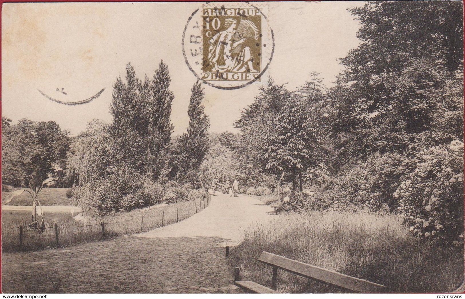 Merksem 1935 Zicht Op Het Park ZELDZAAM - Antwerpen